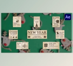 Download Christmas Stamps Titles for After Effects (Videohive 49741877) - AE Project