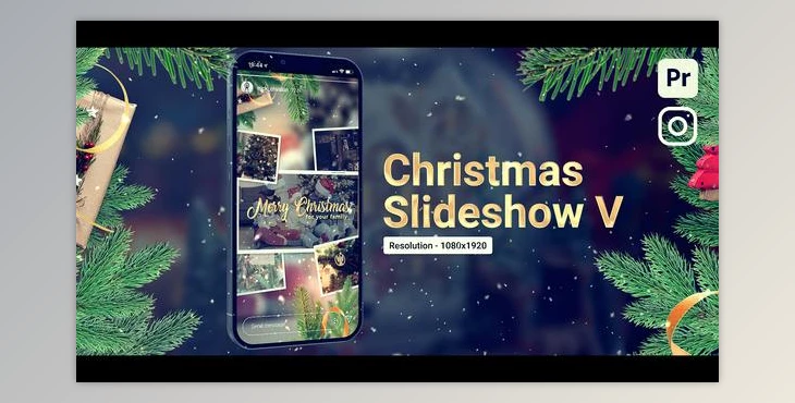 Download Christmas Slideshow | Vertical (Videohive 49803057) - PR Project