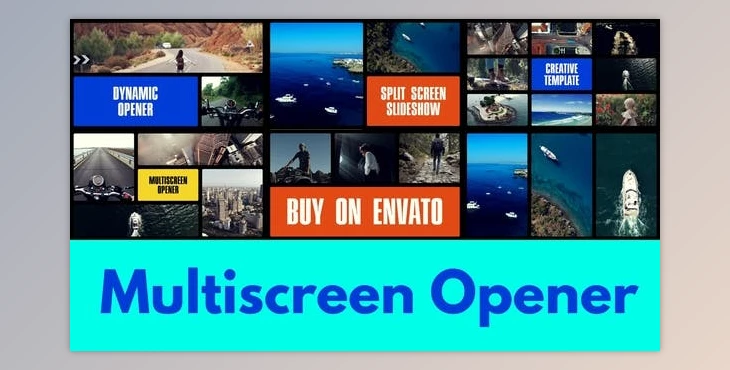 Download Multiscreen Slideshow | Typography Intro | Split Screen Opener (Videohive 49779144) - AE Project