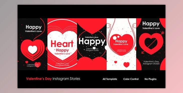 Download Valentine’s Day Instagram (Videohive 49844552) - AE Project