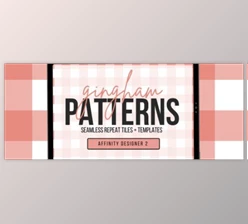 Download Create Gingham Seamless Repeat Tiles + Templates in Affinity Designer 2