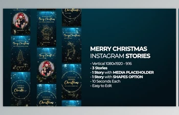 Download Merry Christmas <span class='badge badge-warning'>Instagram</span> <span class='badge badge-warning'>Stories</span> (<span class='badge badge-warning'>Videohive</span> 49853956) - AE <span class='badge badge-warning'>Project</span>