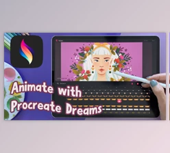 Download Animate a Portrait in Procreate Dreams