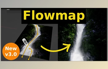 Download <span class='badge badge-warning'>Blender</span> <span class='badge badge-warning'>Market</span> – Procedural Flowmap v2.0