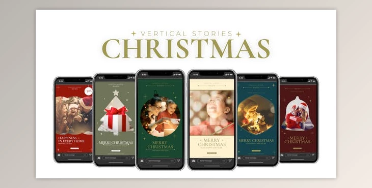 Download Vertical Stories: Christmas (Videohive 49817037) - AE Project