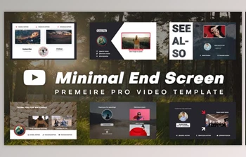 Download Minimal End <span class='badge badge-warning'>Screens</span> | Premiere Pro (Videohive 49696801)