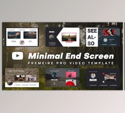 Download Minimal End Screens | Premiere Pro (Videohive 49696801)