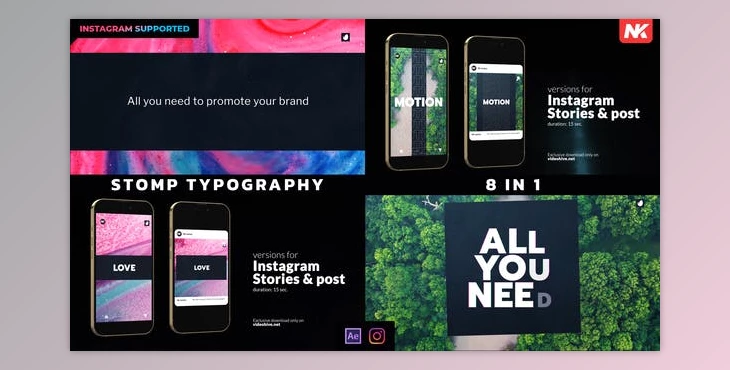 Download Stomp Typography Promos (Videohive 49798392) - AE Project