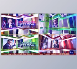 Download News Program Opener-Talk Show Opener V-3 (Videohive 48159958) - AE Project