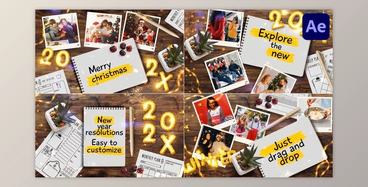 Download New Year Resolutions for After Effects (Videohive 49831149) - AE Project