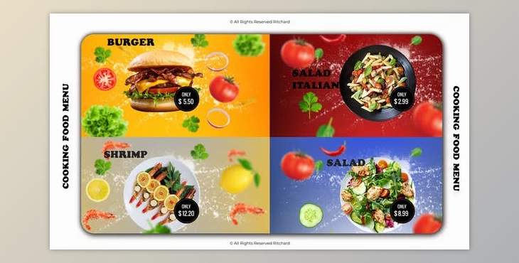 Download Cooking Food Menu (Videohive 29113736) - AE Project