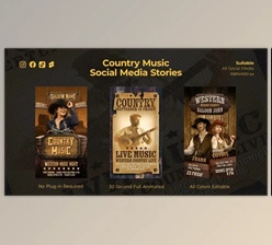Download Western Music Instagram Stories (Videohive 49859957) - AE Project