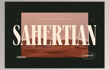 Download Sahertian - Elegant Serif <span class='badge badge-warning'>Font</span>