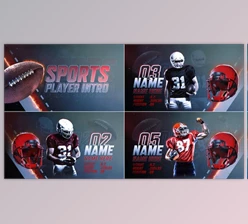 Download American Football Player Intro (Videohive 48999372) - AE Project