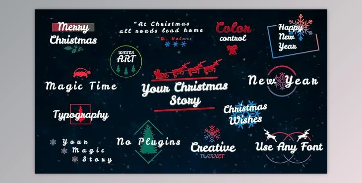 Download Magic Christmas Titles (Videohive 49393320) - AE Project