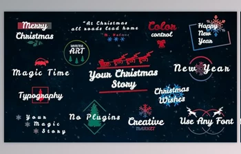 Download <span class='badge badge-warning'>Magic</span> Christmas Titles (Videohive 49393320) - AE Project