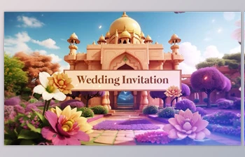 Download Indian <span class='badge badge-warning'>3D</span> Character Design Wedding Invitation Slideshow (Videohive 49921012) - AE Project