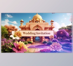 Download Indian 3D Character Design Wedding Invitation Slideshow (Videohive 49921012) - AE Project