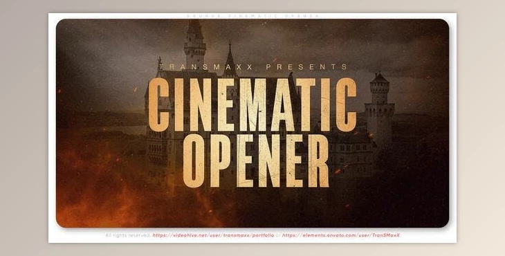 Download Grunge Cinematic Opener (Videohive 49931166) - AE Project
