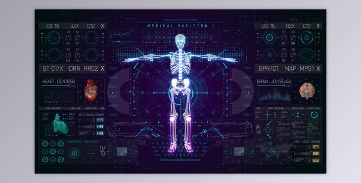 Download HUD PRO Medical Skeleton (Videohive 49921013) - AE Project