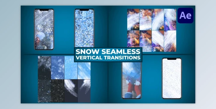 Download Snow Blizzard Seamless Transitions for After Effects (Videohive 49939345) - AE Project