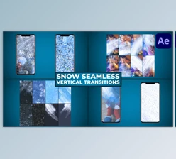 Download Snow Blizzard Seamless Transitions for After Effects (Videohive 49939345) - AE Project
