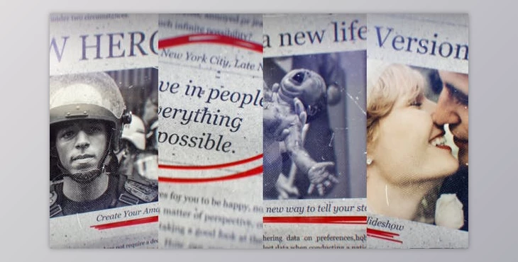 Download History And Documentary Newspaper Slideshow (Videohive 32239052) - AE Project