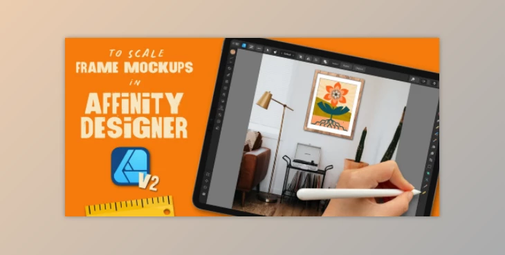 Download Graphic Design | To Scale Frame Mockups in Affinity Designer for iPad V2