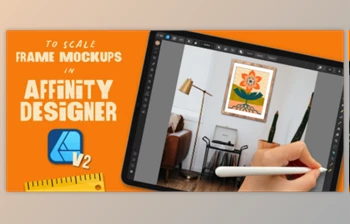 Download Graphic Design | To Scale Frame Mockups in Affinity Designer for iPad V2