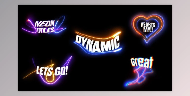 Download Neon Text Animation (Videohive 49698146) - AE Project