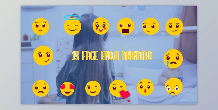 Download Cute Face Emoji Animated Element (Videohive 47494352) - AE Project