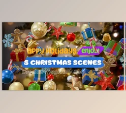 Download 5 Christmas Scenes (Videohive 49982563) - AE Project