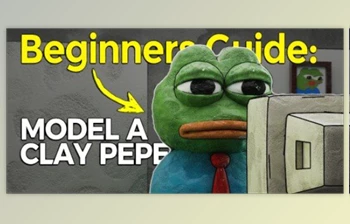 Download Introduction in Blender 2024: Create Dope <span class='badge badge-warning'>3D</span> Clay Illustration of Pepe