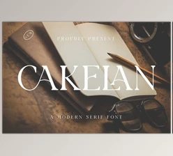 Download Cakelan Serif Typeface