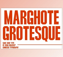 Download Marghote Grotesque - Condensed Bold Sans Serif Typeface