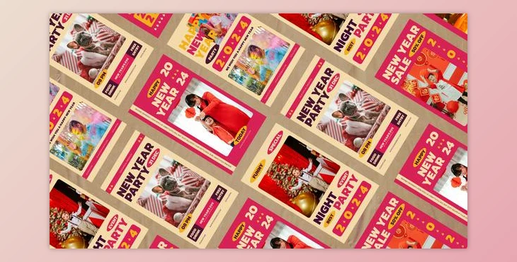 Download New Year Social Media Stories (Videohive 50012377) - AE Project