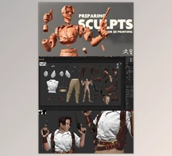 Download Preparing sculpts for 3d printing