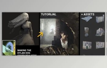Download <span class='badge badge-warning'>Creating</span> Realistic Horror Scene In Blender + 37 Photoscanned Stone Assets