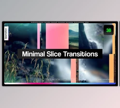 Download Minimal Slice Transitions (Videohive 49924946) - AE Project