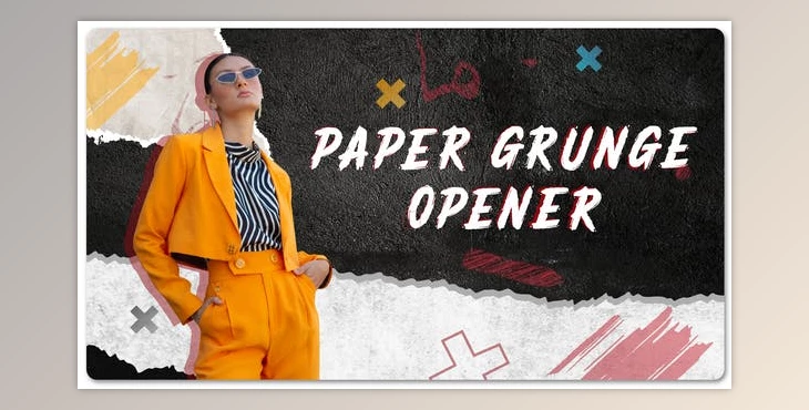 Download Paper Grunge Opener (Videohive 49518159) - AE Project