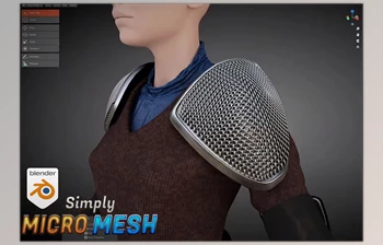 <span class='badge badge-warning'>Blender</span> - Download Simply Micro Mesh v3.4.3
