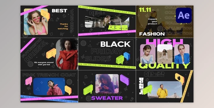 Download Black Friday Slides for After Effects (Videohive 50027229) - AE Project
