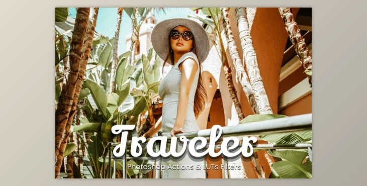 Download 35 Traveler Photoshop Actions Video LUT