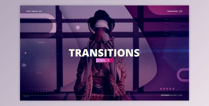 Download New Transitions (Videohive 50028573) - AE Project
