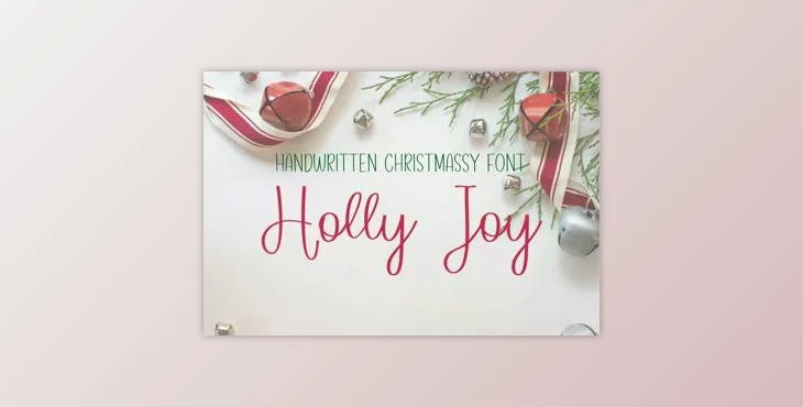 Download Holly Joy - Elegant Handwritten Font