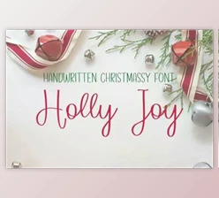 Download Holly Joy - Elegant Handwritten Font