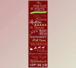 Download 16 Fabulous Festive Holiday Fonts Pack