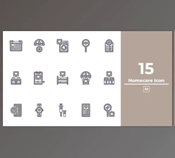 Download Homecare Icon After Effects (Videohive 50076036) - AE Project