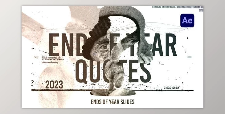 Download Epic Smoke Slides: Goodbye Old Yea (Videohive 50083498) - AE Project