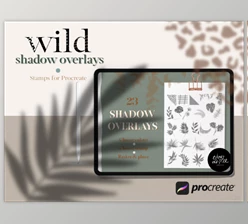 Download Wild Shadow Overlays for Procreate